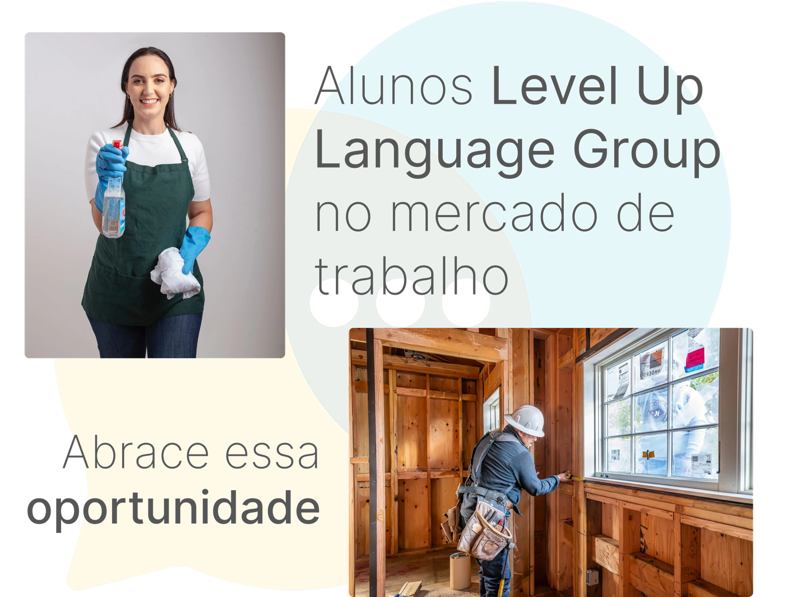 Mosaico de alunos